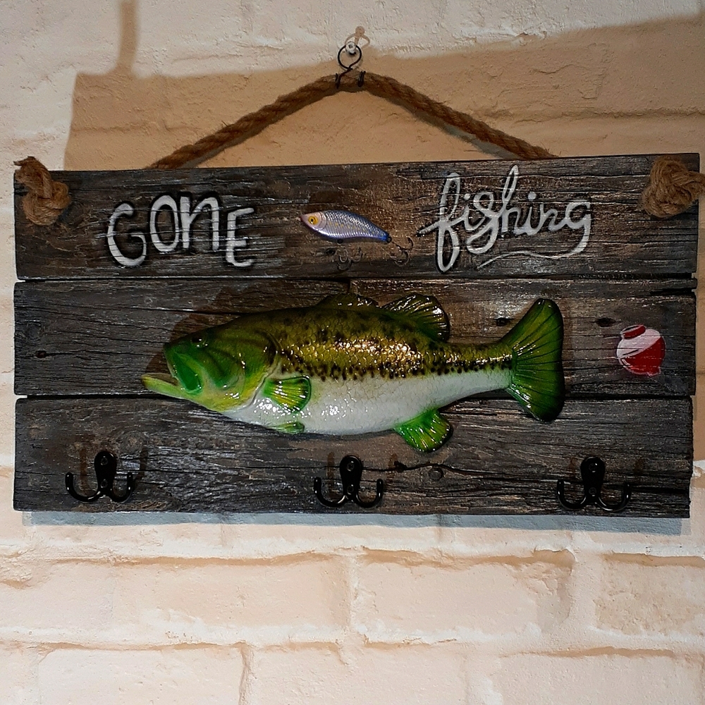 Fish Largemouth bass replica decor